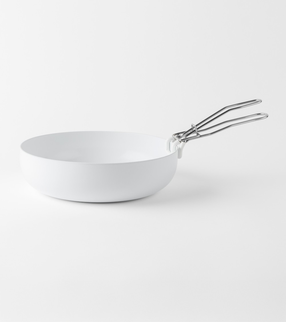 Wok ABCT in aluminium with ceramic coating by KnIndustrie