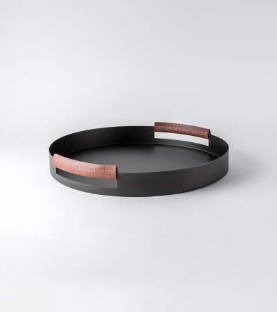 Live/Ly | Tray w/ Leather Handles